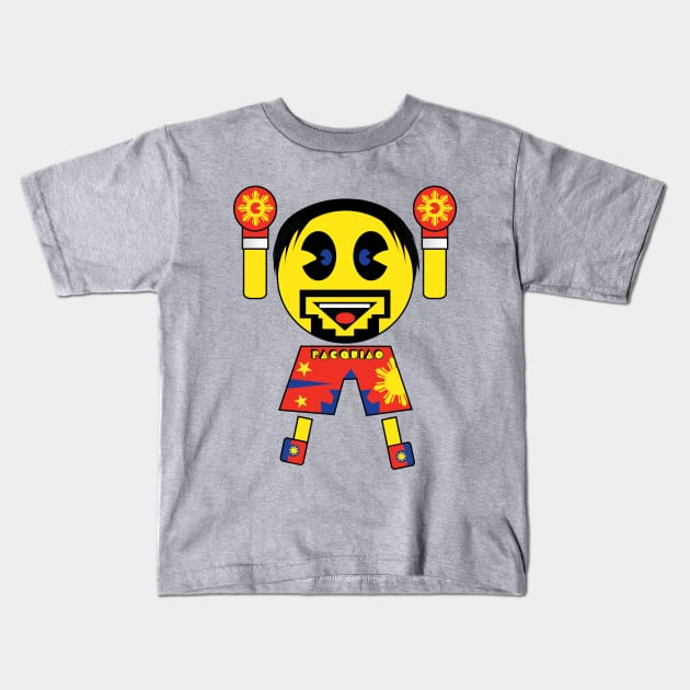 The Pacquiao Man Kids T-Shirt by creativeartista